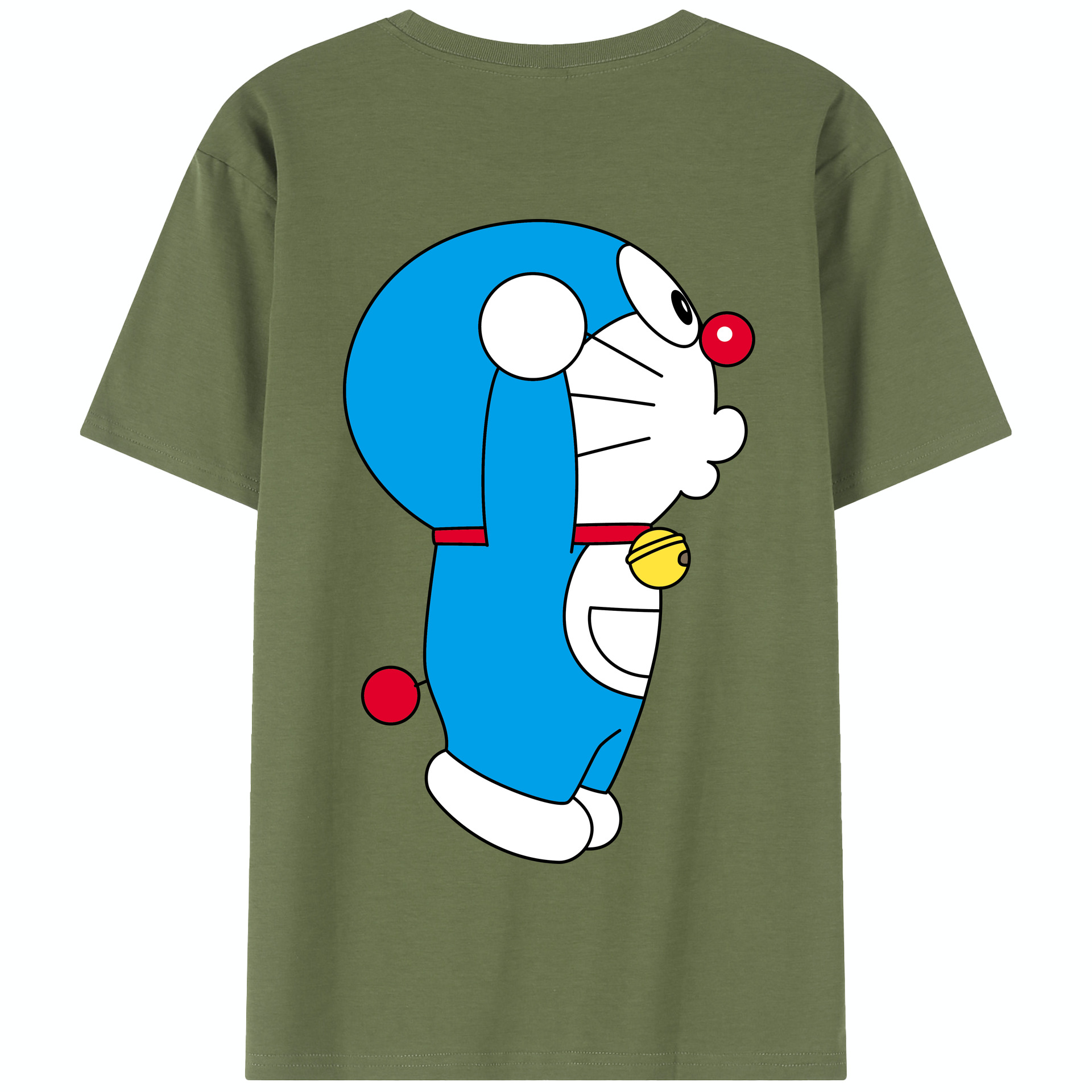 （画像用） ドラえもん Doraemon 綿100％半袖Tシャツ（背面プリント）